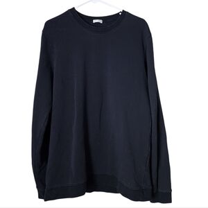 SON OF‎ A TAILOR French Cotton Terry CREW Sweatshirt in black
